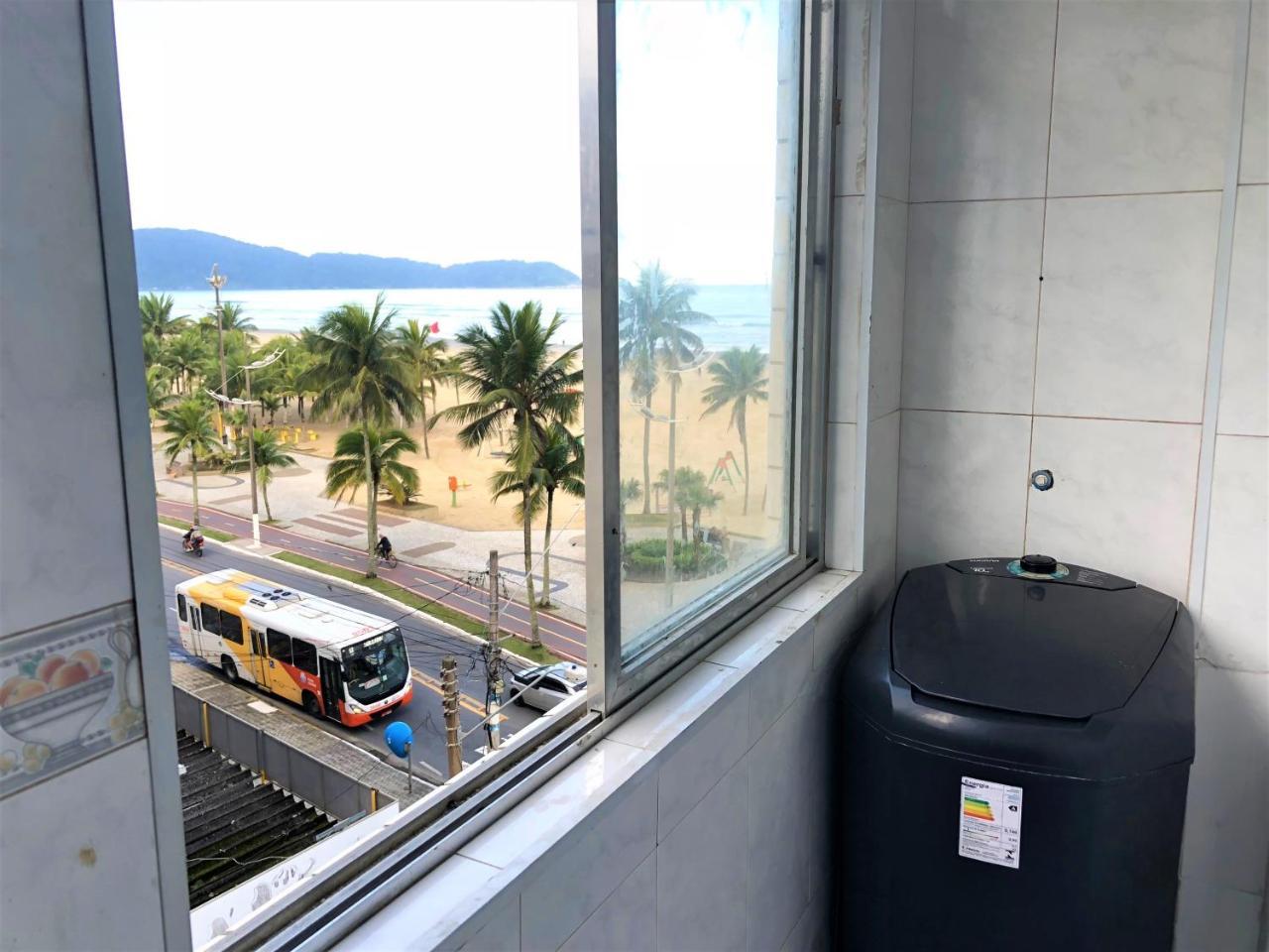 Apto Frente Ao Mar Com Vista Maravilhosa Apartment Praia Grande  Ngoại thất bức ảnh