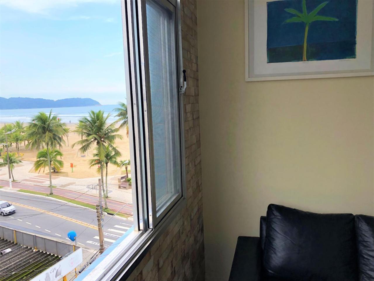 Apto Frente Ao Mar Com Vista Maravilhosa Apartment Praia Grande  Ngoại thất bức ảnh